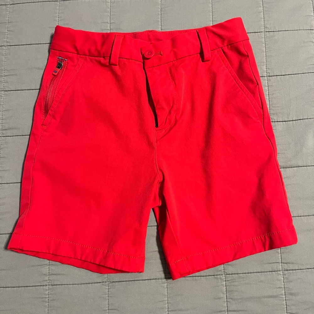 Vineyard vine red kids shorts